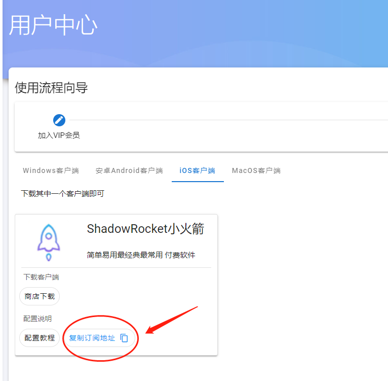 Shadowrocket for iOS 苹果客户端配置教程
